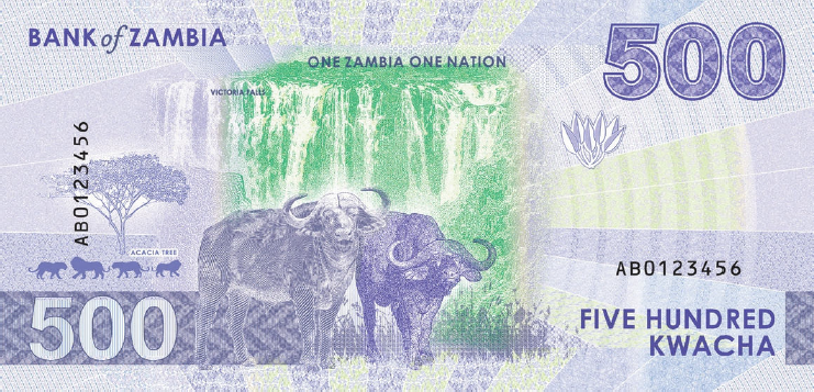(593) ** PNew (PN67) Zambia - 500 Kwacha (2024(2025))
